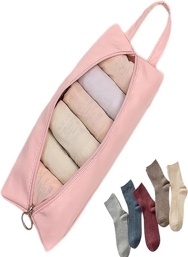 VENJA (LABEL) VENJA Compact Travel Underwear Storage Bag - Foldable Lingerie Organizer for Bras, Panties & Socks - Ideal for Business Trips, Holidays & Wardrobe Sorting - Lightweight & Portable (Pack of 1) - Image 1